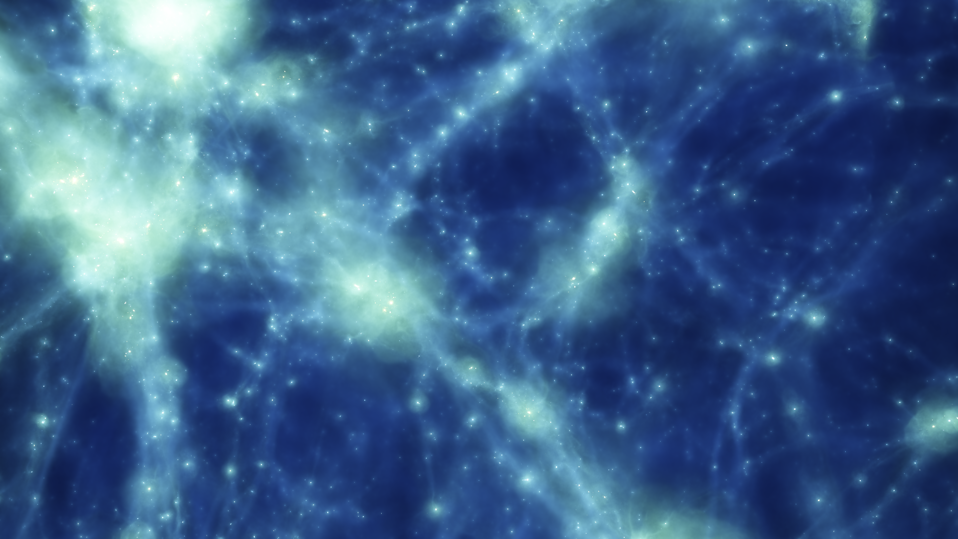 Galaxy simulation visualization